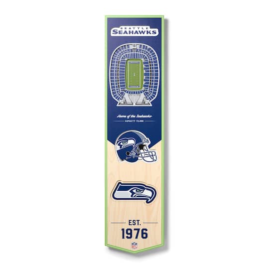 3D StadiumView 8" x 32" Banner By Youthefan in Seattle Seahawks | Michaels®
